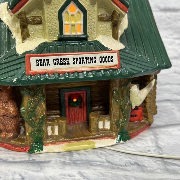 Vintage Santas Best Christmas in the Rockies Bear Creek Sporting Goods Village - Picture 6 of 7